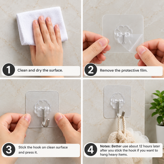 Modern Wall Hook – Stylish & Space-Saving (30 pcs) (Copy)